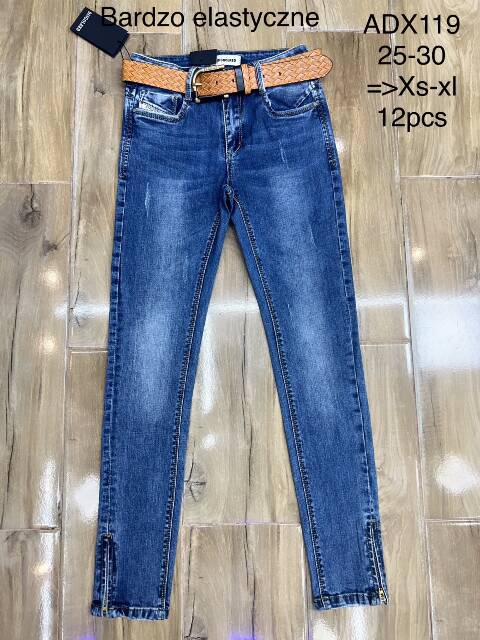 Jeansy damskie ADX119 1 kolor 25-30