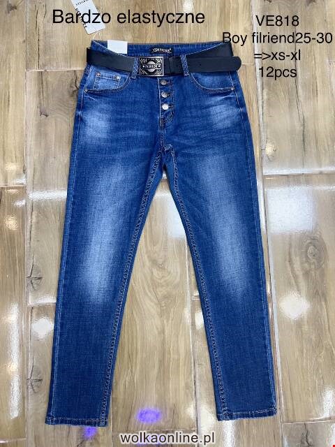 Jeansy damskie VE818 1 kolor 25-30