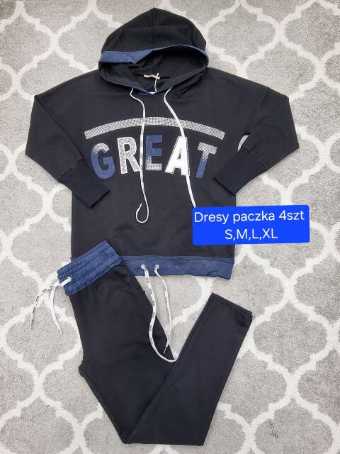 Komplet damskie 1343 1 kolor S-XL (Towar Tureckie) 1