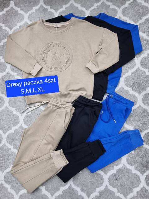 Komplet damskie 1346 1 kolor S-XL (Towar Tureckie) 1