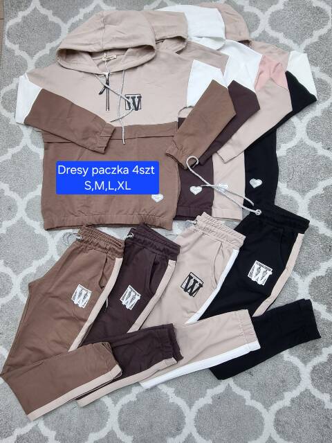 Komplet damskie 1356 1 kolor S-XL (Towar Tureckie)