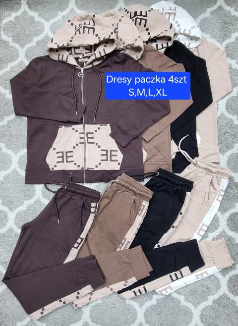 Komplet damskie 1360 1 kolor S-XL (Towar Tureckie)