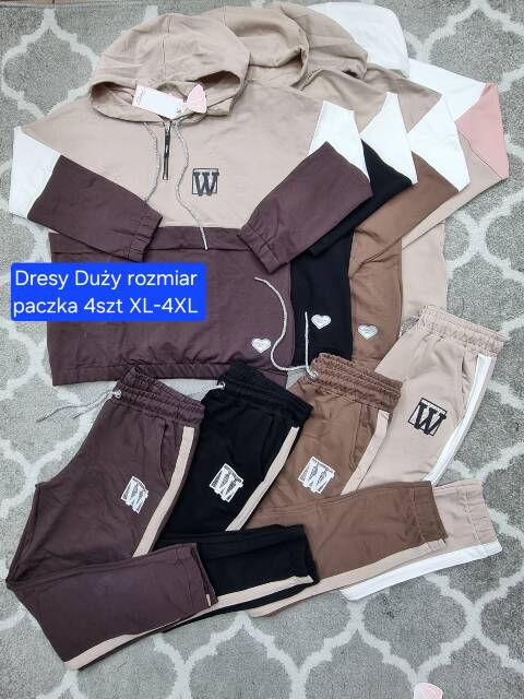 Komplet damskie 1370 1 kolor XL-4XL (Towar Tureckie) 1