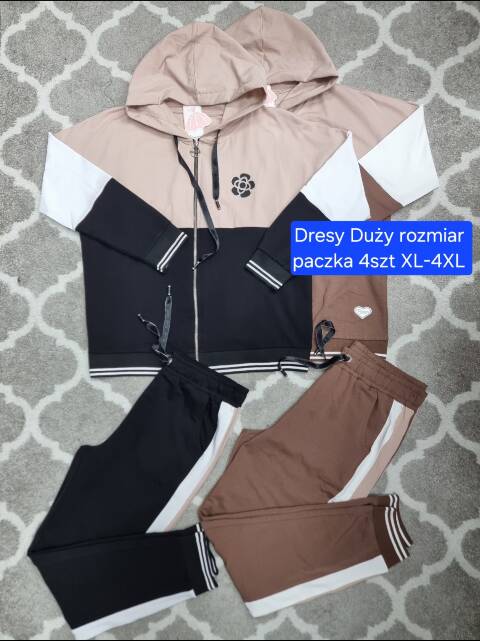 Komplet damskie 1373 1 kolor XL-4XL (Towar Tureckie) 1