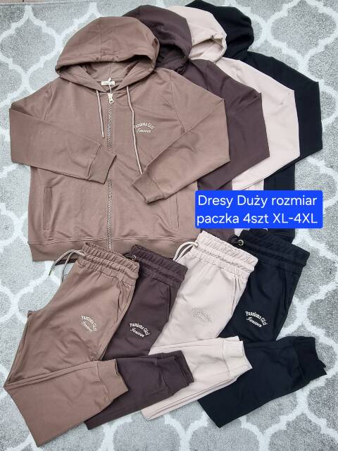 Komplet damskie 1375 1 kolor XL-4XL (Towar Tureckie) 1