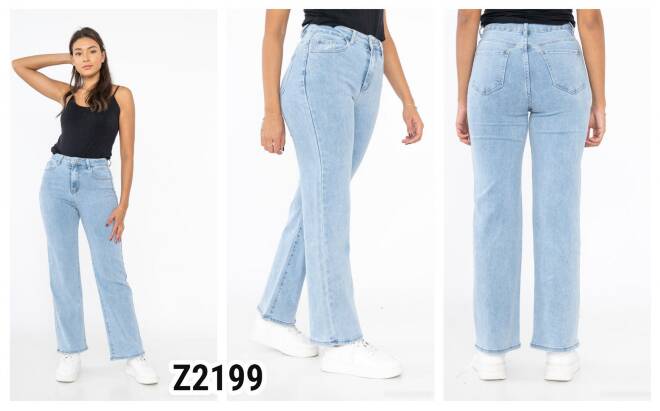 Jeansy damskie Z2199 1 kolor  XS-XL 1