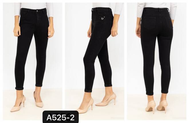 Jeansy damskie Z525-2 1 kolor  XS-XL