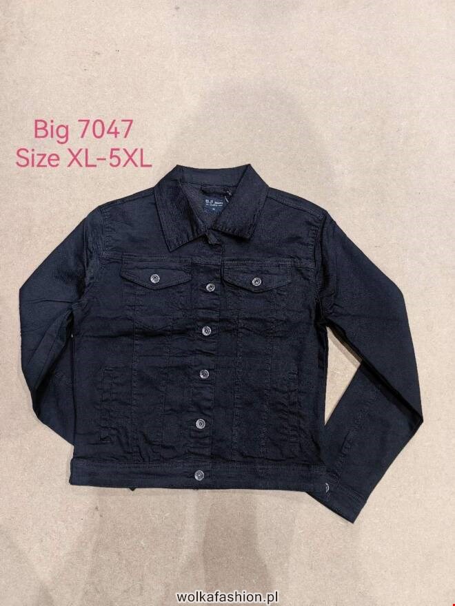 Kurtka jeansowa damskie 7047 1 kolor  XL-5XL