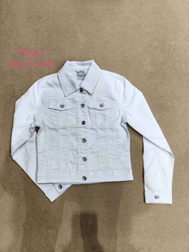 Kurtka jeansowa damskie 7046-1 1 kolor  S-2XL 1
