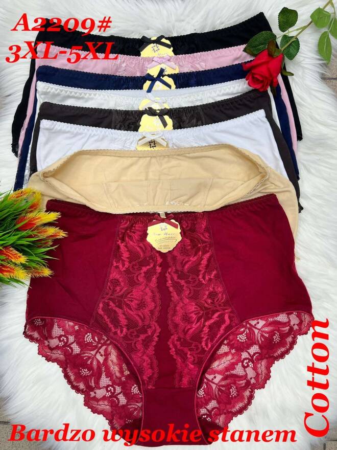 Majtki damskie A2209 Mix KOLOR  3XL-5XL