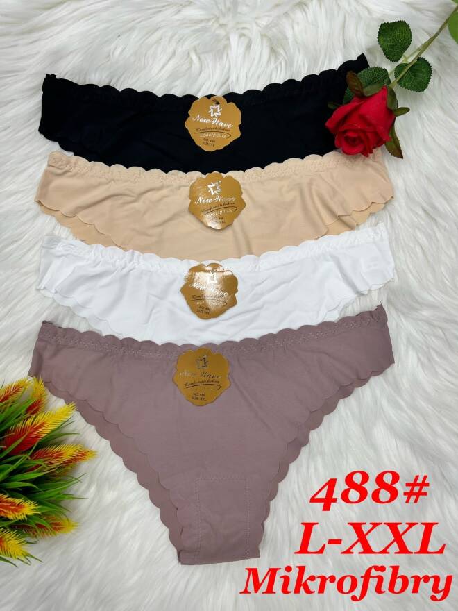 Majtki damskie 488 Mix KOLOR  L-2XL 1