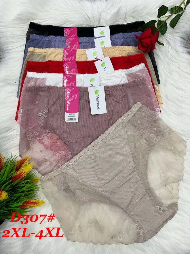 Majtki damskie D307 Mix KOLOR  2XL-4XL