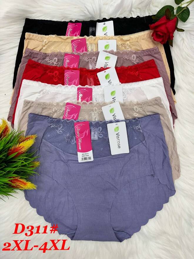 Majtki damskie D311 Mix KOLOR  2XL-4XL 1
