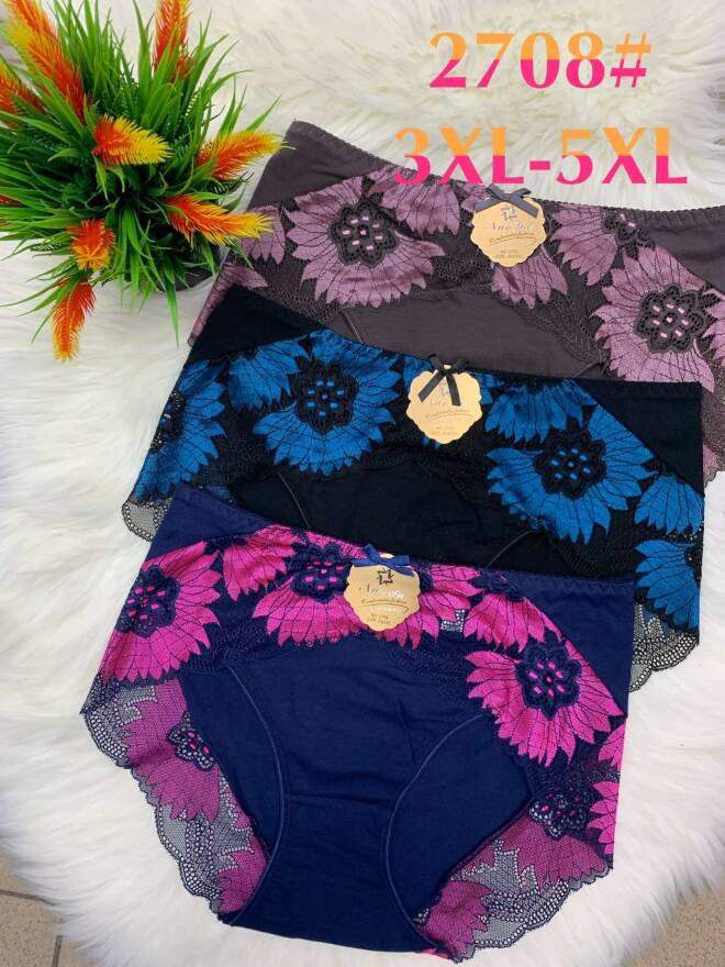 Majtki damskie 2708 Mix KOLOR  3XL-5XL 1