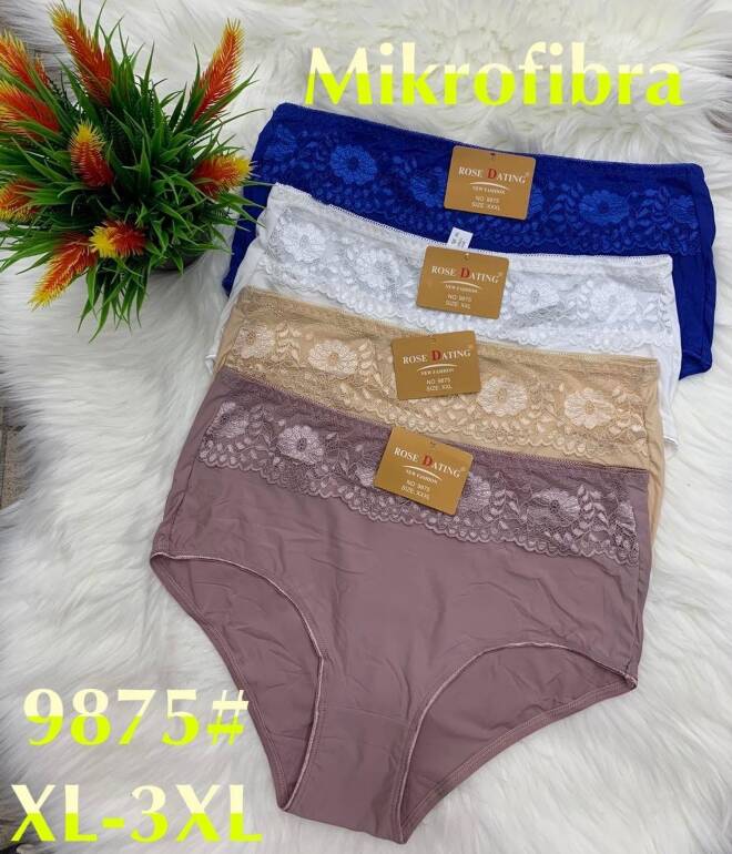 Majtki damskie 9875 Mix KOLOR  XL-3XL