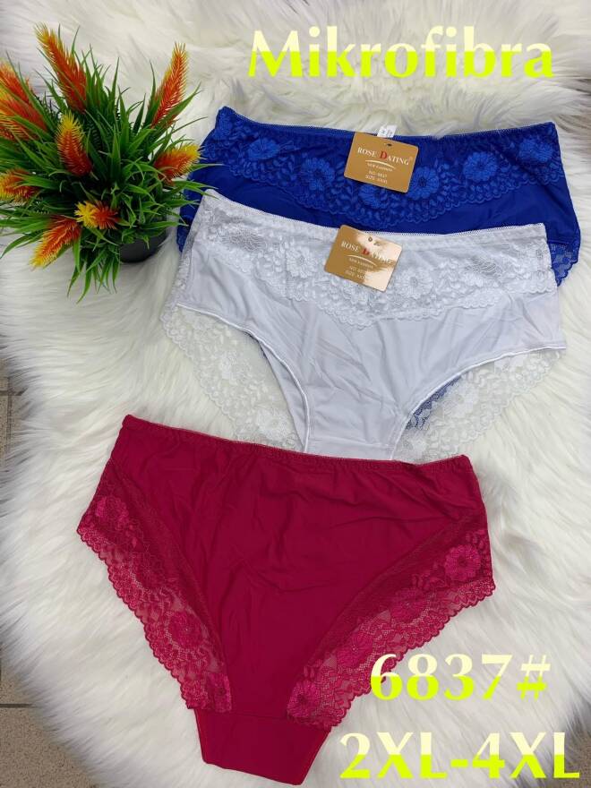 Majtki damskie 6837 Mix KOLOR  2XL-4XL 1