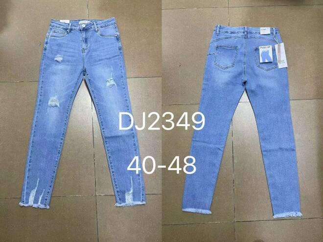 Jeansy damskie DJ2349 1 kolor  40-48 1