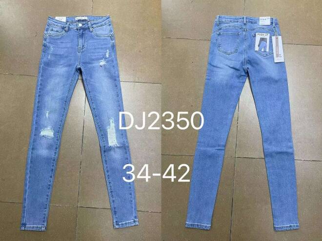 Jeansy damskie DJ2350 1 kolor  34-42 1