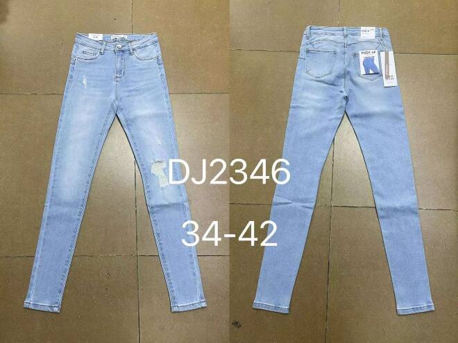 Jeansy damskie DJ2346 1 kolor  34-42 1