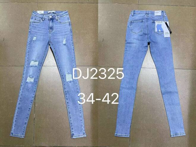 Jeansy damskie DJ2325 1 kolor  34-42 1