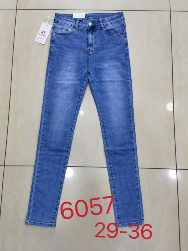 Jeansy damskie 6057 1 kolor  29-36 1