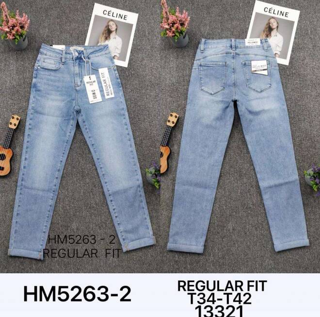 Jeansy damskie HM5263-2 1 kolor  34-42 1