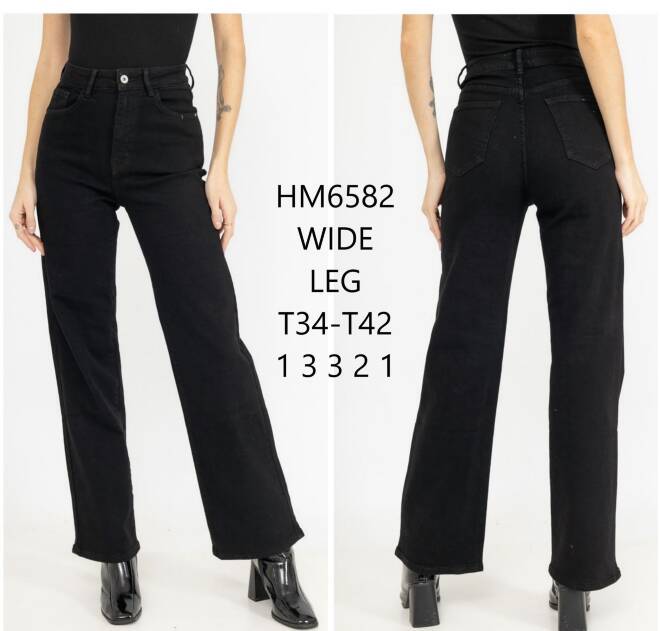 Jeansy damskie HM6582 1 kolor  34-42