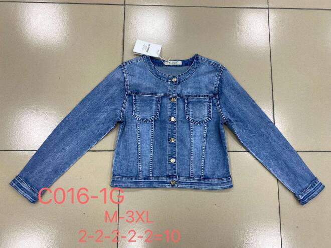 Kurtka jeansowa damskie C016-1G 1 kolor  M-3XL 1