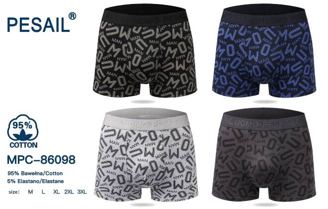 Bokserki męskie MPC-86098 Mix KOLOR  M-3XL 1