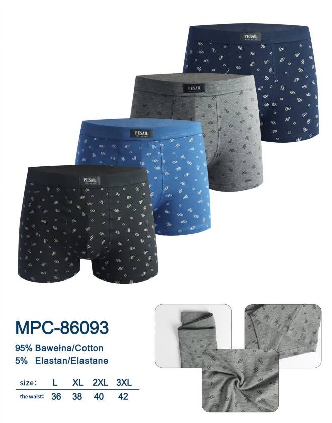 Bokserki męskie MPC-86093 Mix KOLOR  L-3XL