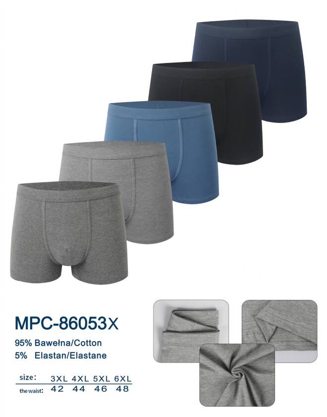 Bokserki męskie MPC-86053X Mix KOLOR  3XL-6XL 1