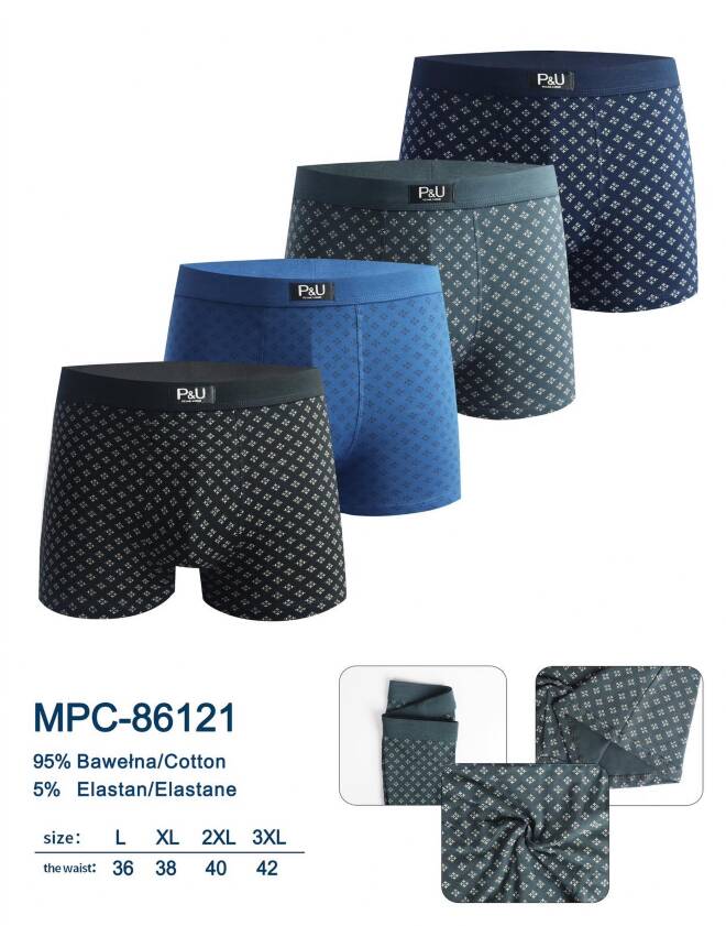 Bokserki męskie MPC-86121 Mix KOLOR  L-3XL 1