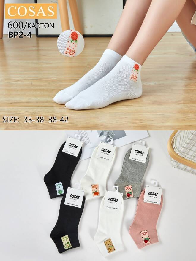 Skarpety damskie BP2-4 Mix KOLOR  35-42