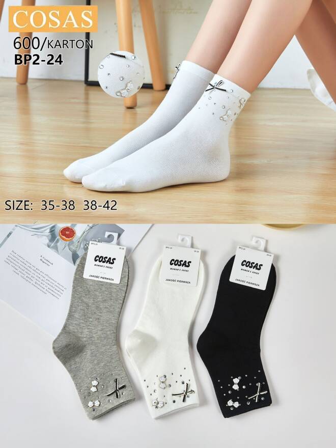 Skarpety damskie BP2-24 Mix KOLOR  35-42