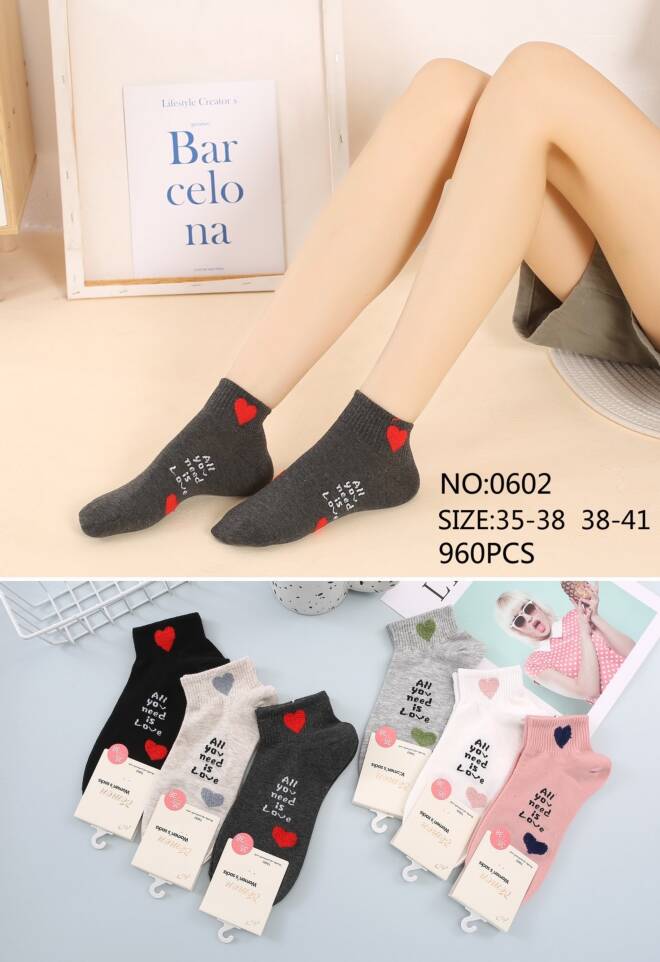 Skarpety damskie 0602 Mix KOLOR  35-41