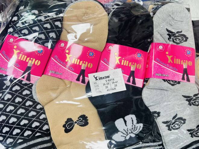 Skarpety damskie V6019 Mix KOLOR  35-41