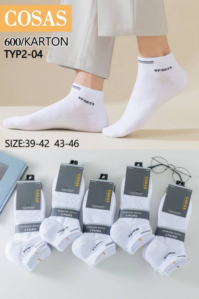 Skarpety męskie TYP2-04 Mix KOLOR  39-46