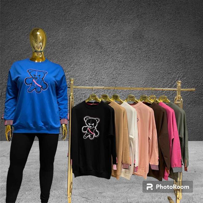 Bluza damskie 2452 1 kolor  Standard (Towar Tureckie)