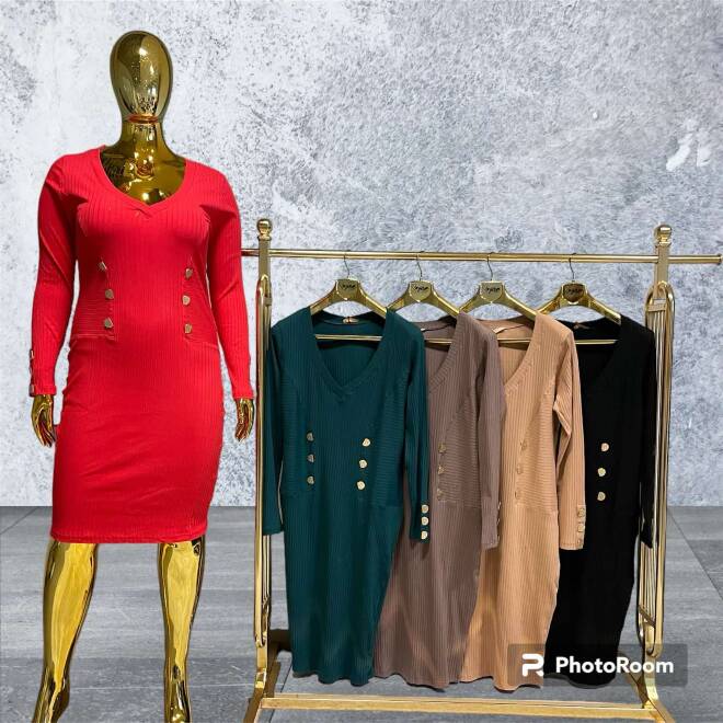 Sukienka damskie 2455 1 kolor  Standard (Towar Tureckie)