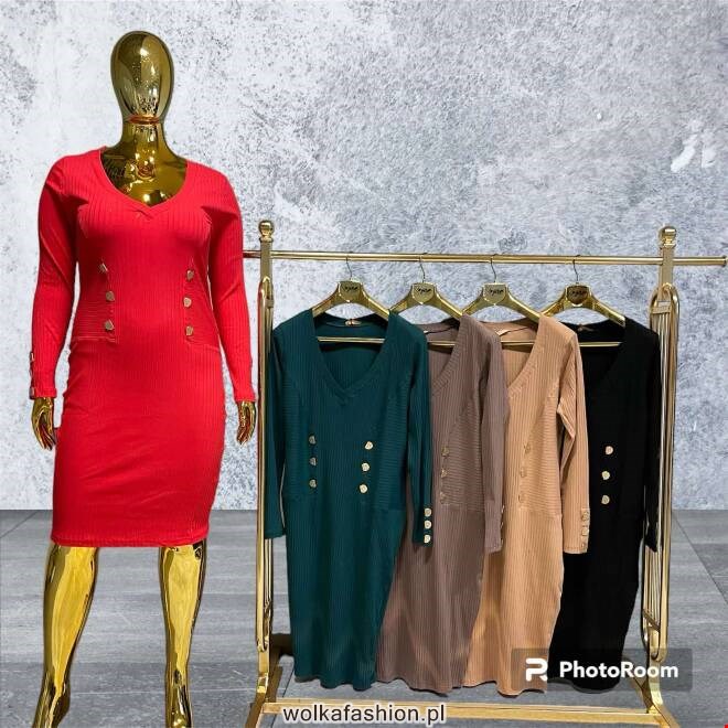 Sukienka damskie 2455 1 kolor  Standard (Towar Tureckie)