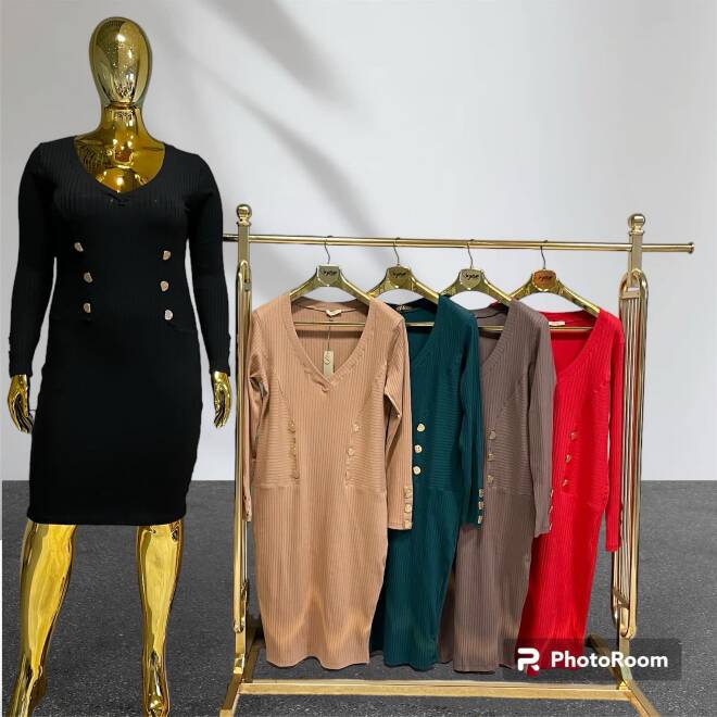 Sukienka damskie 2456 1 kolor  Standard (Towar Tureckie)