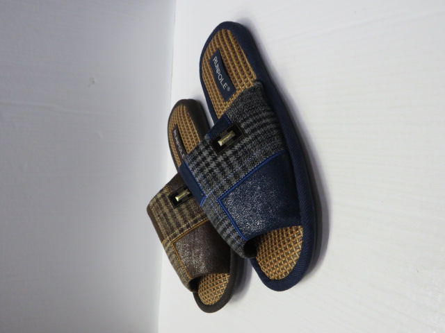 Klapki Męskie SS-107OP BLACK/NAVY/BROWN 41-46