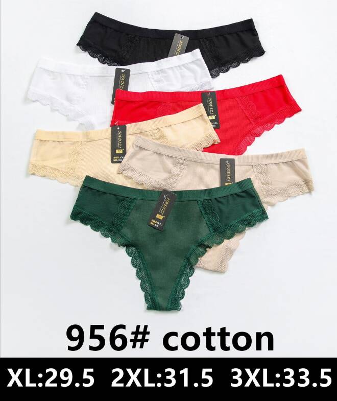 Majtki damskie 956 Mix KOLOR  XL-3XL 1