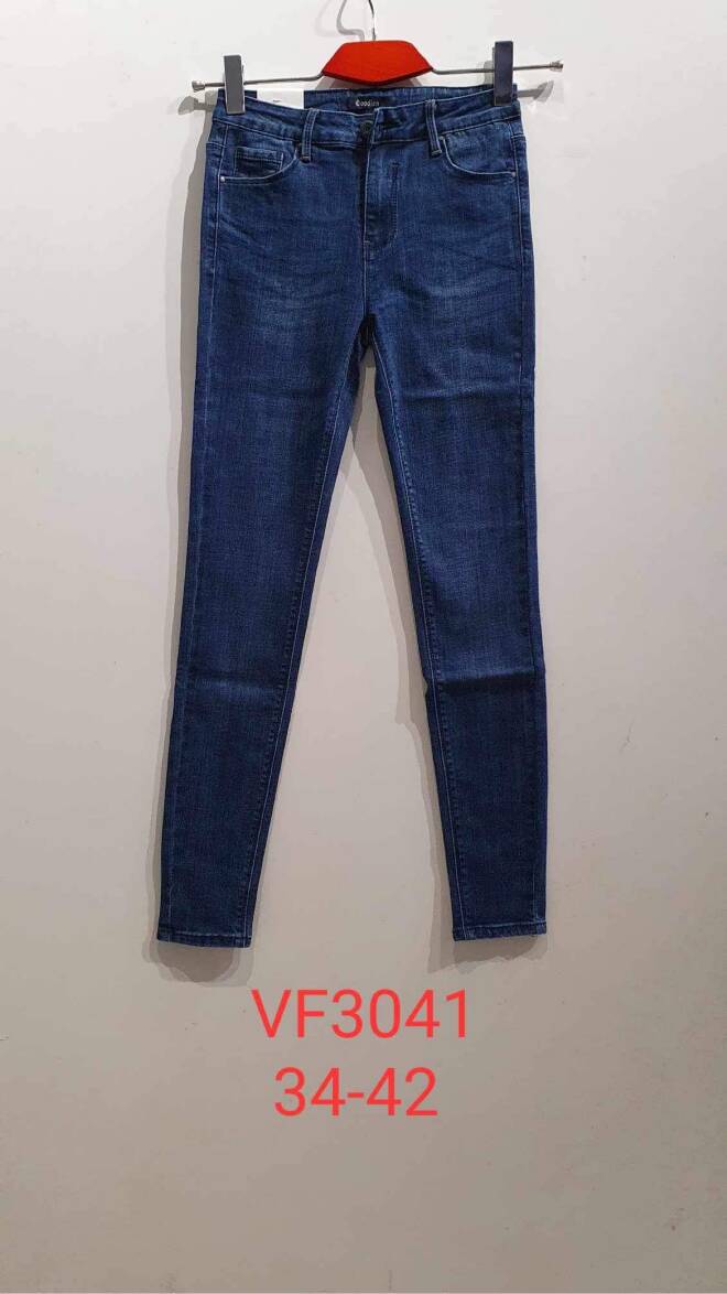 Jeansy damskie VF3041 1 kolor  34-42 1