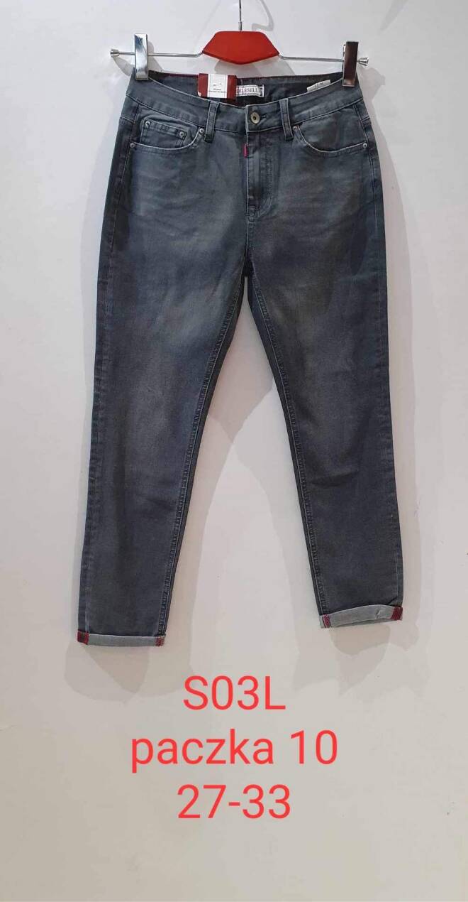 Jeansy damskie S03L 1 kolor  27-33 1