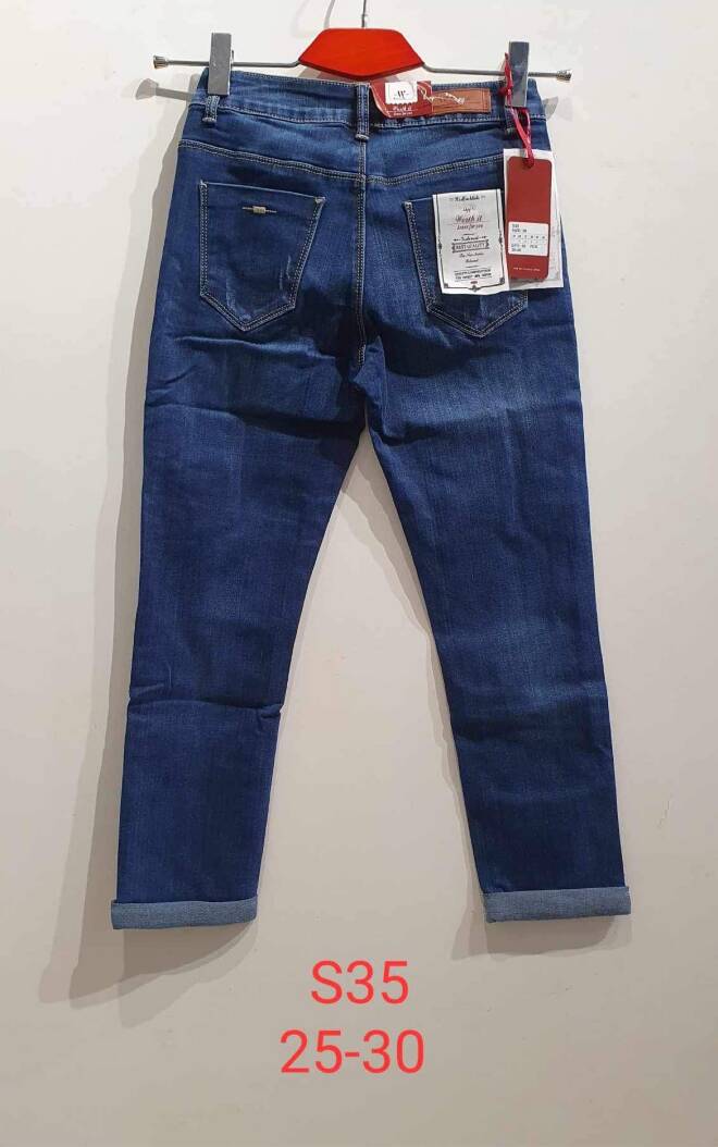 Jeansy damskie S35 1 kolor  25-30