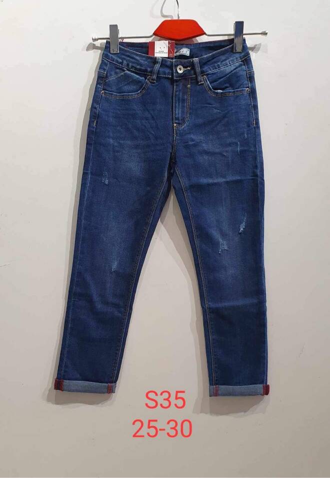Jeansy damskie S35 1 kolor  25-30 1