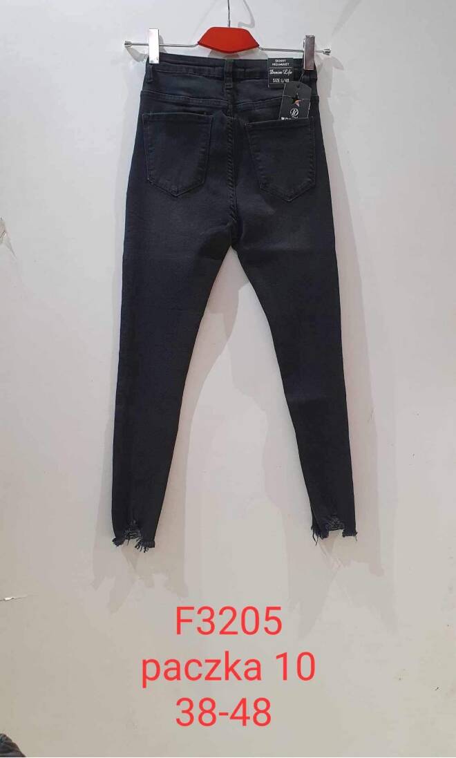 Jeansy damskie F3205 1 kolor  38-48