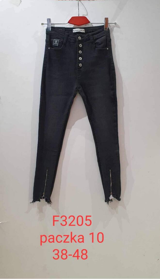 Jeansy damskie F3205 1 kolor  38-48 1