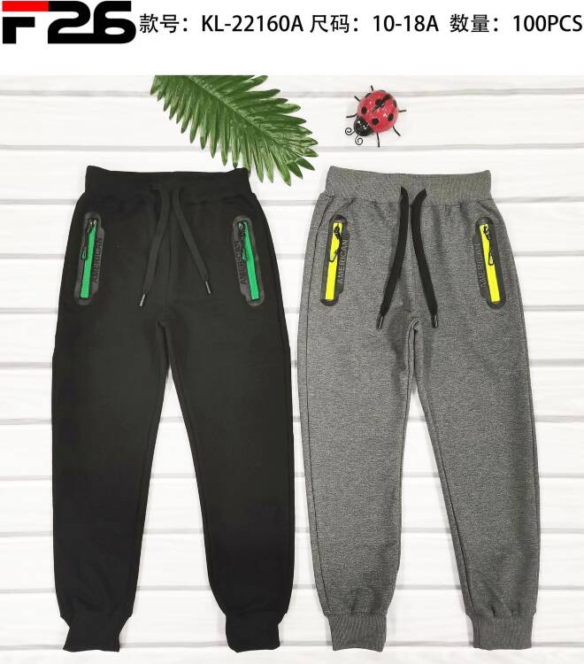 Spodnie dresowe chłopięce KL-22160A Mix KOLOR  10-18 1